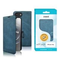 Portefeuille Zanae Columbia bleu pour iPhone 16e