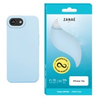 Coque Infinity bleu clair pour iPhone 16e