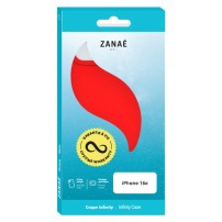 Coque Infinity rouge pour iPhone 16e