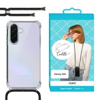 Coque Cordella transparente avec cordon pour Galaxy A36