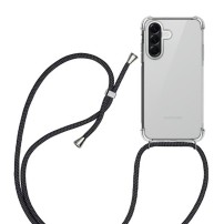 Coque Cordella transparente avec cordon pour Galaxy A56