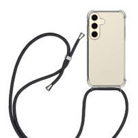 Coque transparente avec cordon pour Galaxy S25