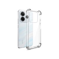 Coque silicone transparente avec coins renforcés pour Redmi Note 14 4G