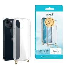 Coque transparente avec anneaux pour iPhone 14