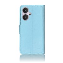 Etui portefeuille Zanae bleu clair pour Redmi 13C 5G et Poco M6 5G