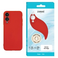 Coque Zanae Color rouge pour Galaxy S25 Edge