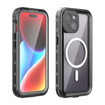 Coque étanche Redpepper noire pour iPhone 15