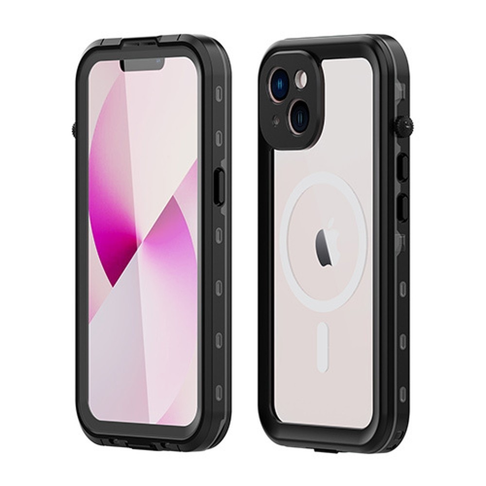 Coque étanche Redpepper pour iPhone 14 en noir