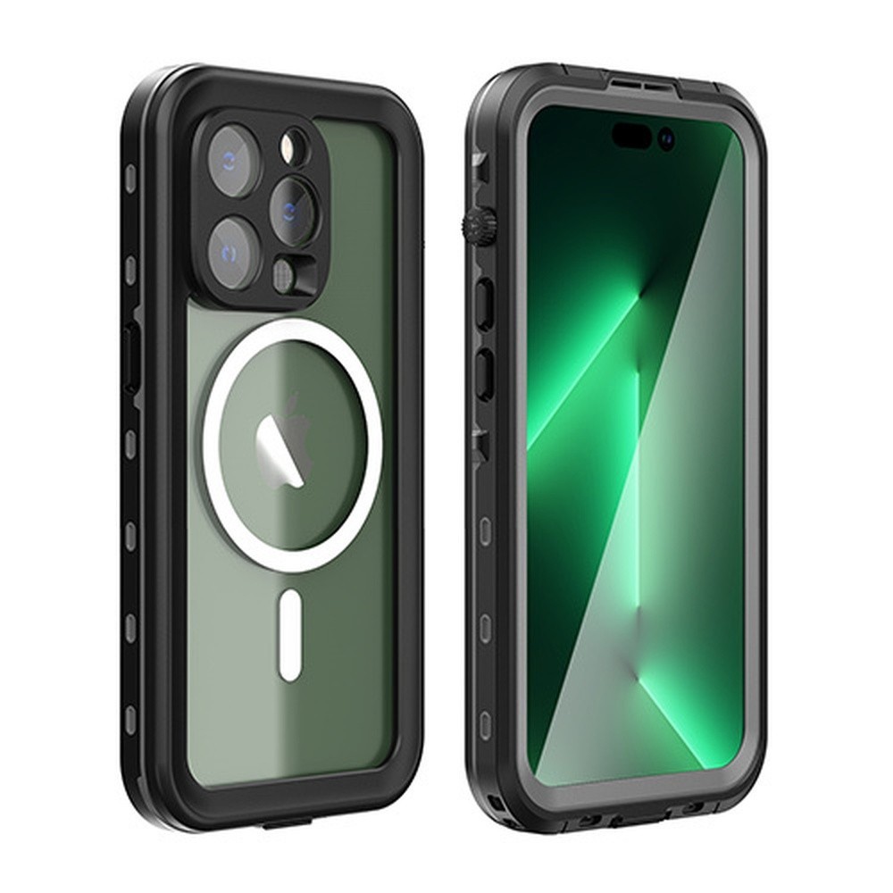 Coque étanche noire pour iPhone 14 Pro