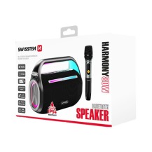 Enceinte Bluetooth Harmony 80W Swissten en noir