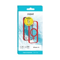 Coque rouge compatible MagSafe pour iPhone 13