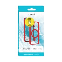 Coque rouge compatible MagSafe pour iPhone 16 Pro