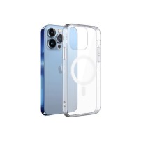 Coque transparente compatible MagSafe pour iPhone 13 Pro