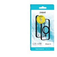 Coque Compatible MagSafe pour iPhone 15 en noir