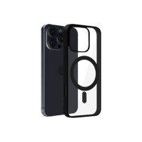 Coque Compatible MagSafe pour iPhone 15 Pro en noir