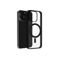 Coque noire MagSafe pour iPhone 15 Pro Max