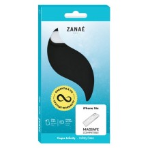 Coque Infinity MagSafe noire pour iPhone 16e.