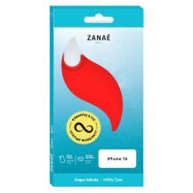 Coque Infinity rouge pour iPhone 16