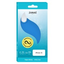 Coque Infinity bleue pour iPhone 16