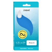 Coque Infinity bleue pour iPhone 16