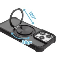 Coque Galileo MagSafe noire pour iPhone 15 Pro