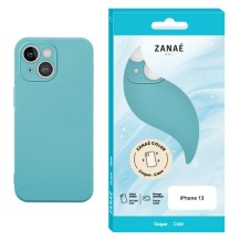 Coque Zanae Color pour iPhone 13 en bleu sauge