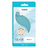 Coque Zanae Color pour iPhone 15 en bleu sauge