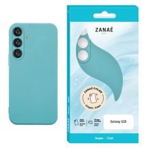 Coque Zanae Color en bleu sauge pour Galaxy S25