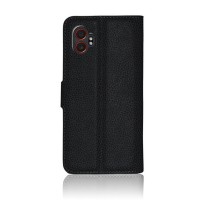 Etui portefeuille Zanae noir pour Galaxy Xcover7 Pro
