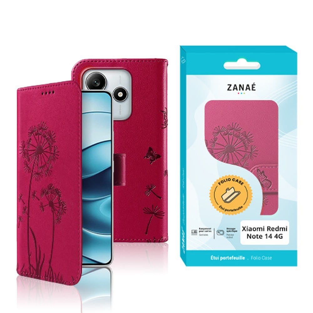 Étui Blowball rouge compatible avec Redmi Note 14 4G