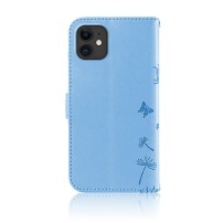 Étui Blowball bleu pour iPhone 11 avec coque souple et rangement cartes