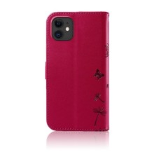 Étui Blowball rouge pour iPhone 11 avec rangement cartes