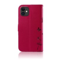 Étui Blowball rouge pour iPhone 11 avec rangement cartes