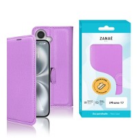 Etui Portefeuille Zanae pour iPhone 17 en violet