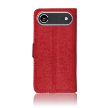Etui portefeuille rouge pour iPhone 17 Air
