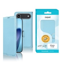 Étui Portefeuille Zanae pour iPhone 17 Air en bleu clair