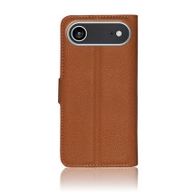 Étui portefeuille marron Zanae pour iPhone 17 Air