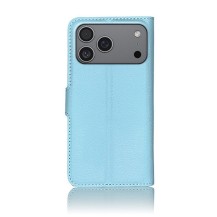 Étui portefeuille Zanae bleu clair pour iPhone 17 Pro Max
