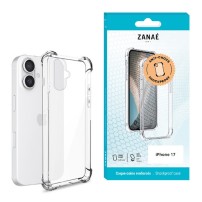 Coque silicone transparente renforcée pour iPhone 17