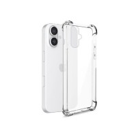 Coque silicone transparente renforcée pour iPhone 17