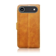 Portefeuille Zanae Columbia pour iPhone 17 Air en cuir PU moutarde