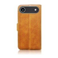 Portefeuille Zanae Columbia pour iPhone 17 Air en cuir PU moutarde