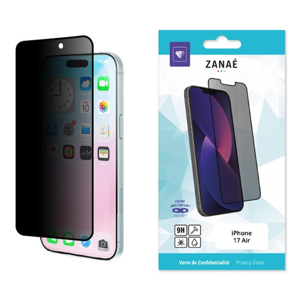 Verre Trempé de Confidentialité pour iPhone 17 Air