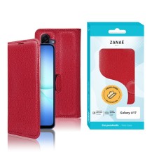 Étui Portefeuille Zanae Rouge pour Galaxy A17