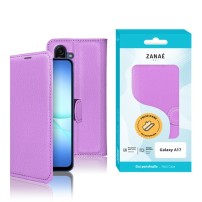 Étui Portefeuille Zanae pour Galaxy A17 couleur violet
