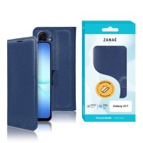 Etui portefeuille Zanae pour Galaxy A17 couleur marine