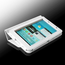 Étui Classique Blanc pour Galaxy Tab 2 7 pouces
