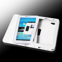 Étui Classique Blanc pour Galaxy Tab 2 7 pouces
