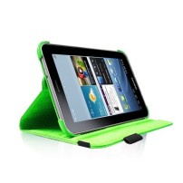 Étui rotatif pour Galaxy Tab 2 7 pouces en vert
