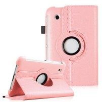 Etui Rotatif Rose pour Galaxy Tab 2 7 pouces